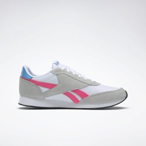 Reebok Royal Classic Jogger 2.0 Turnschuhe Damen - Grau/Weiß/Rosa/Blau - DE 463-KRI